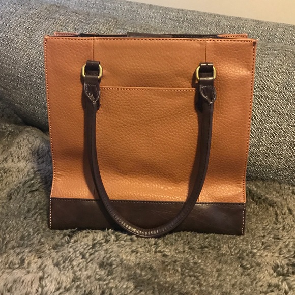 Tignanello brown leather shoulder bag like new - Picture 7 of 7